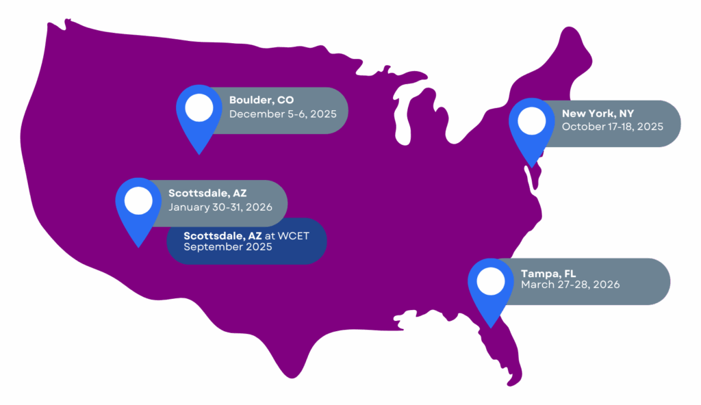 NanoKnife Master Class locations map